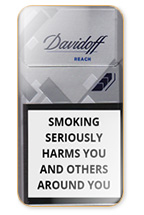 Davidoff Reach Silver Cigarette Pack